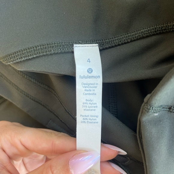 Lululemon Athletica Dark Green Leggings - Picture 5 of 6